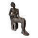 Sculpture étude d’un nu céramique raku