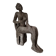 Sculpture étude d’un nu céramique raku