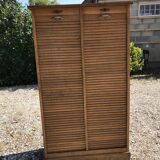 Notary furniture cabinet with curtains