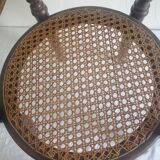 Ancien fauteuil d'enfant en bois courbé Fischel