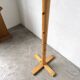 Free-standing coat rack in solid pine, Les Arcs, 1970s