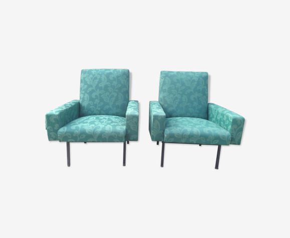 Vintage armchairs original fabric