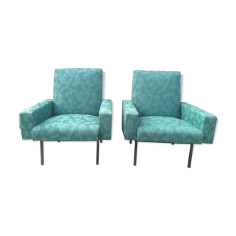 Vintage armchairs original fabric