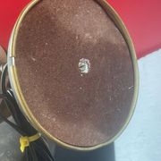 Vintage metal and flexible brass workshop lamp - approximately 50 cm