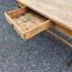 Table de ferme en chêne brut, XIXème