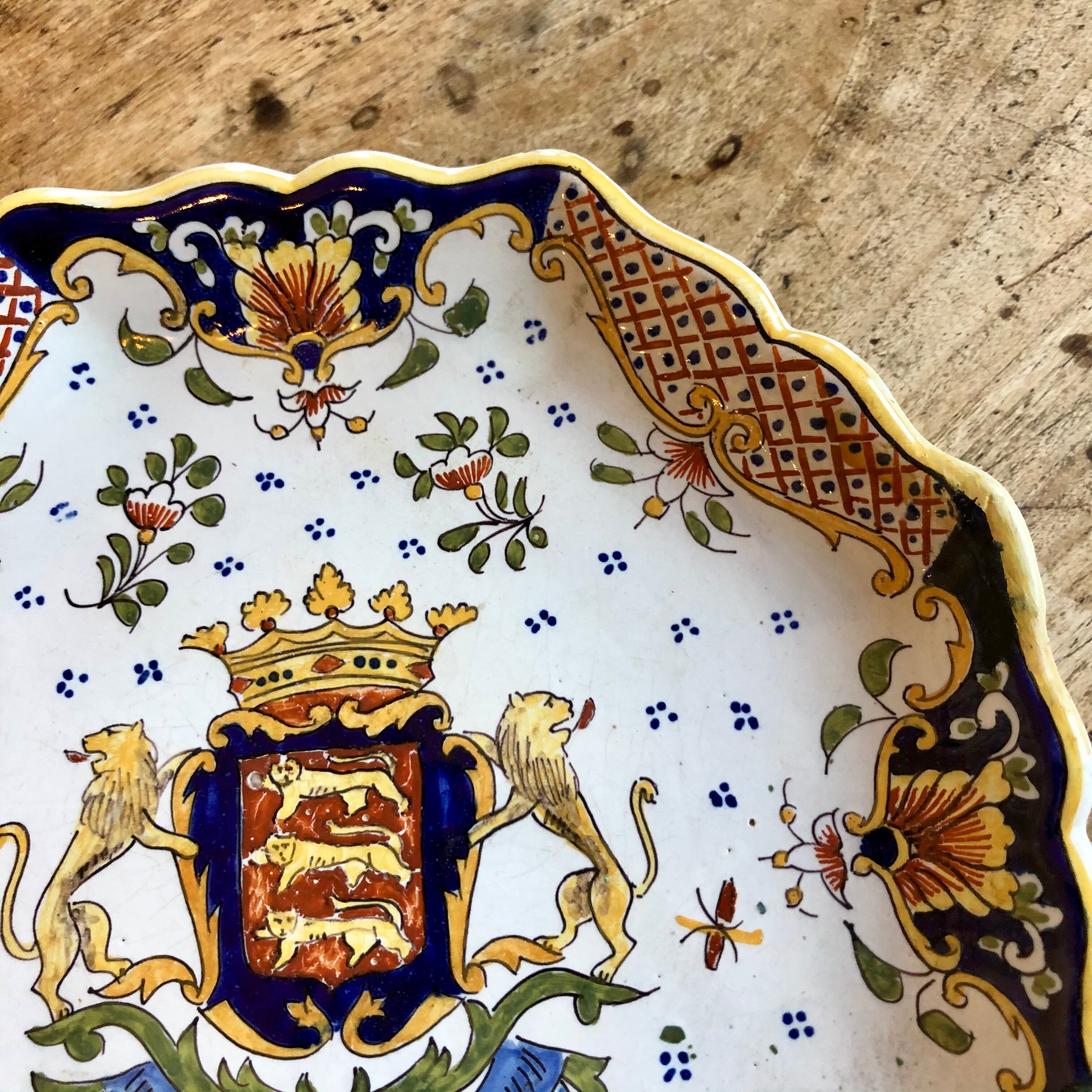 Rouen Dish - early 20th