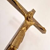 Jean Lambert Rucki Important gilded bronze sculpture Christ on the cross