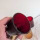 6 vintage glasses Lever France amber and ruby from the 1970s