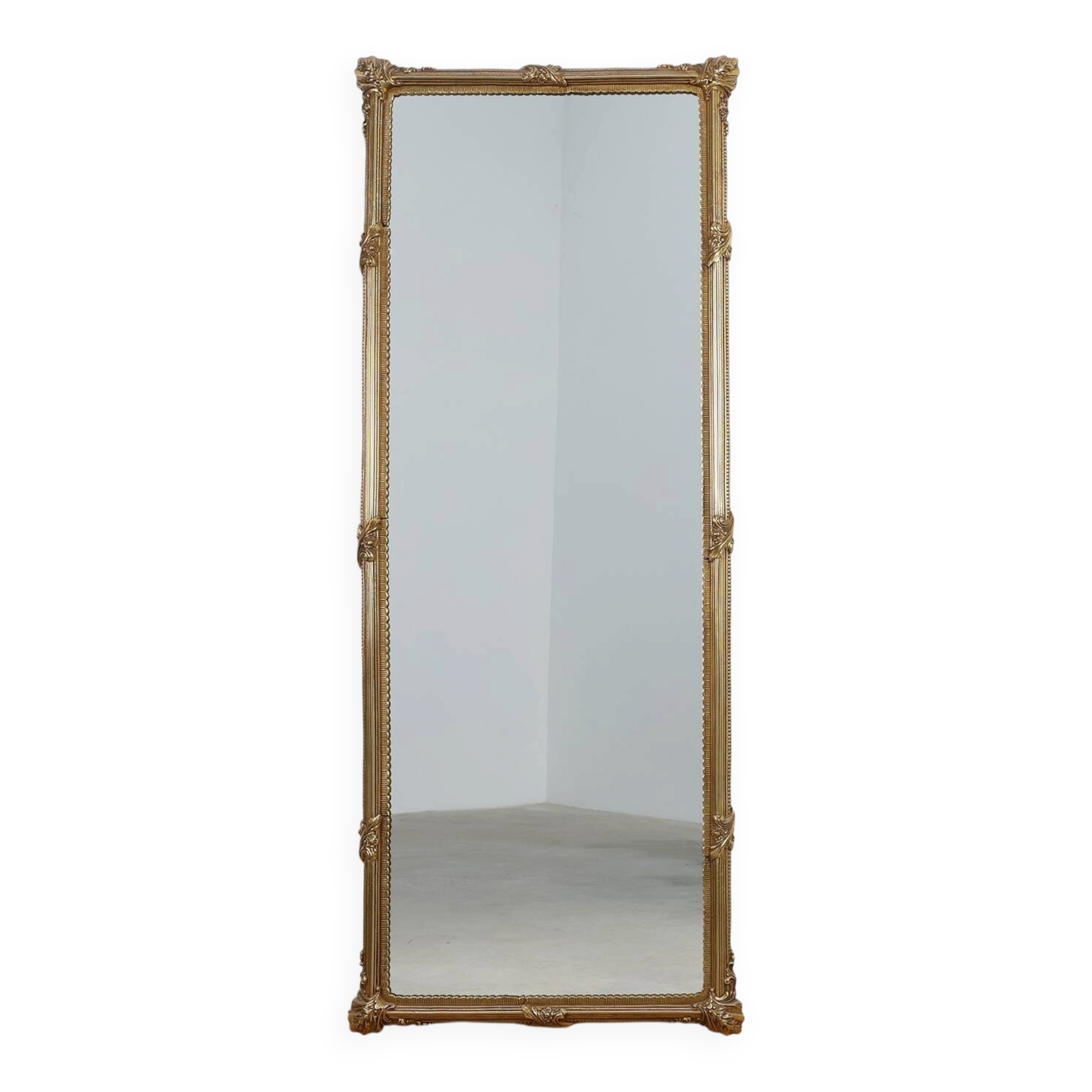Large French Neo‑Classical Copper Mirror, 20th Century