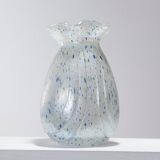 OVOID VASE IN SPECKLED GLASS, 1920s