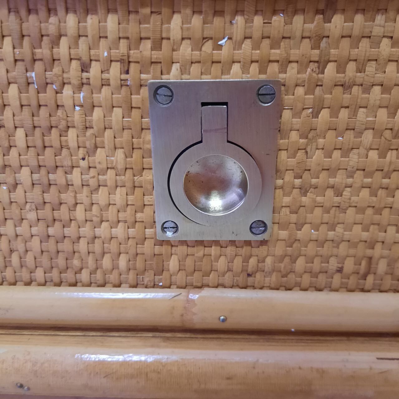 Vintage bamboo bedroom, Dal vera, wicker