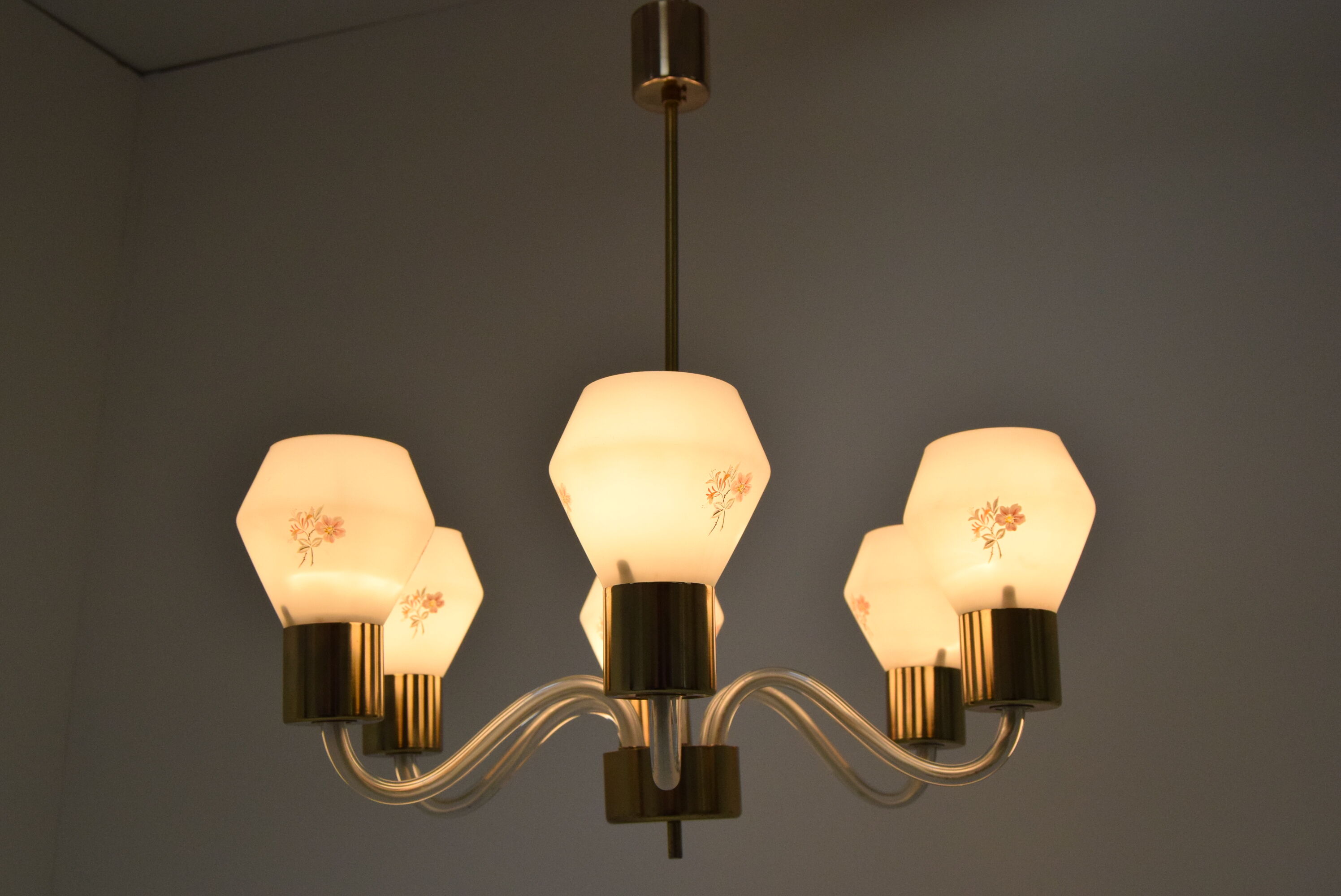 Mid-Century Chandelier/Kamenicky Senov, 1960´s
