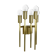 Brass Italian Stillovo Style Theatre Wall Ceiling Light Sconces, Italy, 1970s