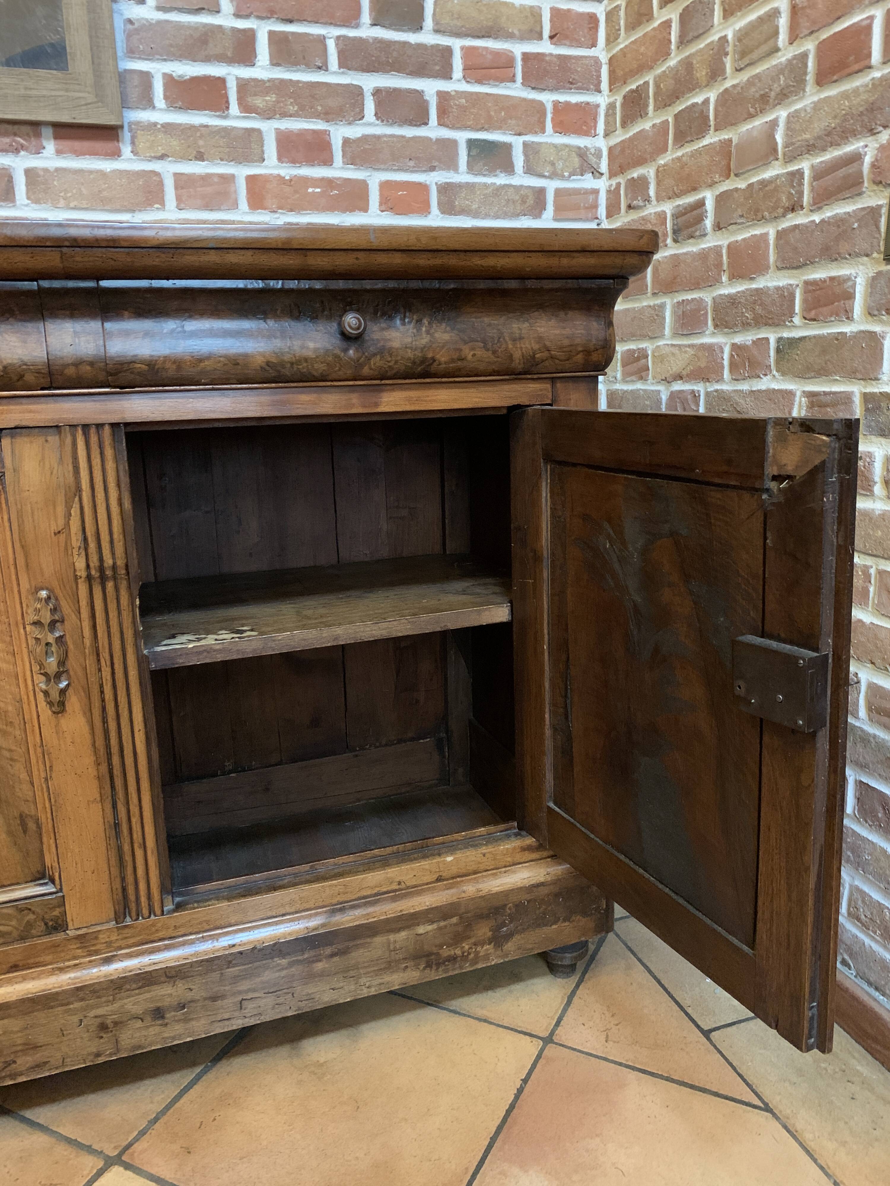 Louis Philippe buffet in solid wood