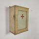 old wooden medicine cabinet, 1950s