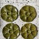 8 assiettes à huîtres Barbotine 