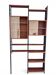 Étagères bibliothèque modulable scandinave- acajou metal laqué 1970