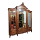 Louis XV Rocaille walnut cabinet stamped Gianinetto circa 1880