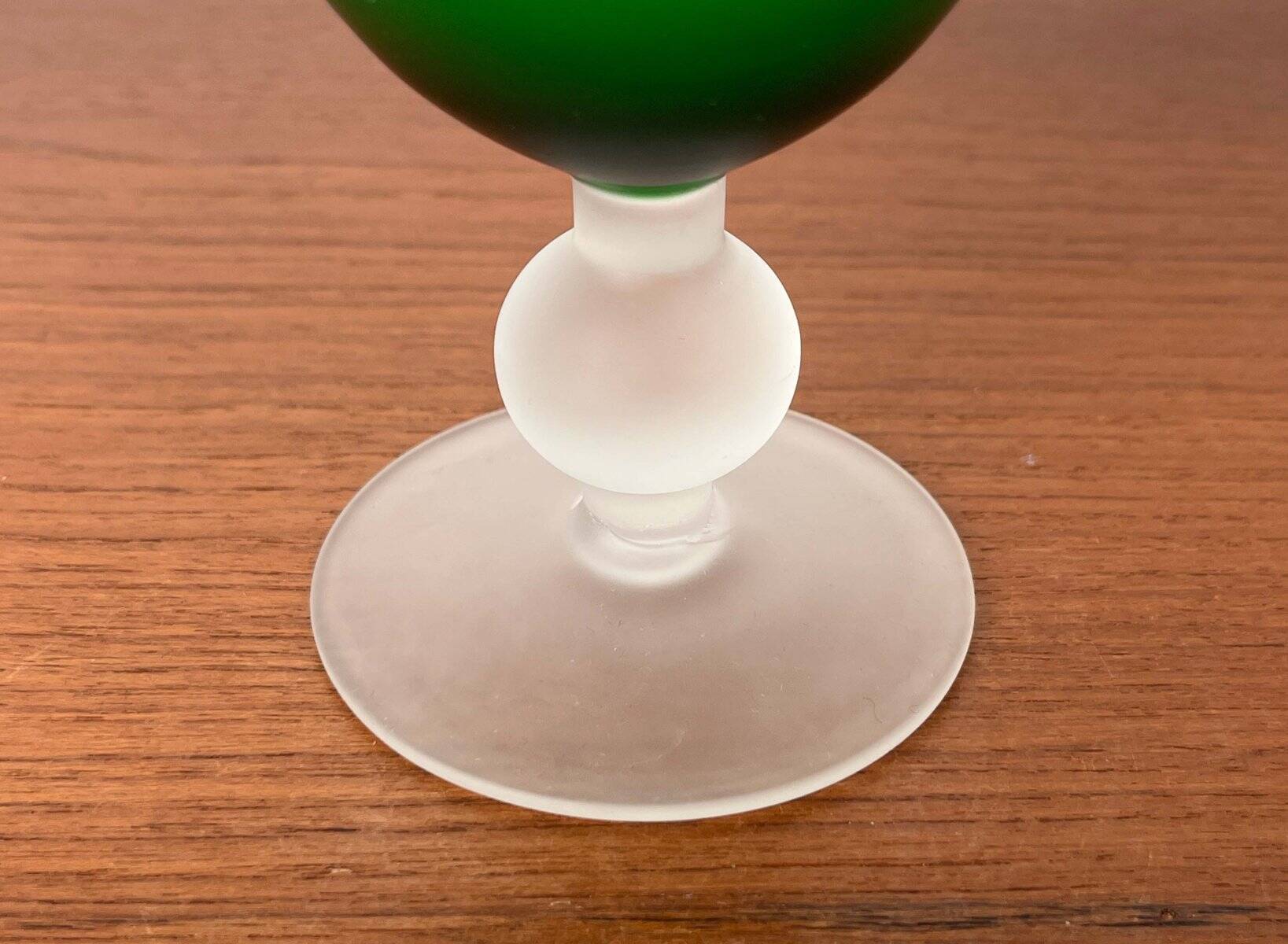 Italian Satinato Series Glass Vase attributed to Carlo Moretti, 1970s