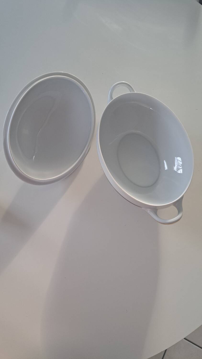 Soup tureen + Haviland plate