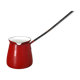 Turkish coffee maker in red enamel