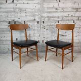 Paire de chaise scandinave