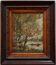 Old painting of a boat ride Signed Duval