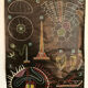 Dr. Auzoux's pedagogical poster - The Urchin - 1958