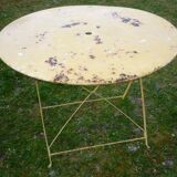 1950 foldable sheet metal garden table