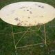 Table de jardin en  tôle pliable 1950