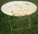 Table de jardin en  tôle pliable 1950