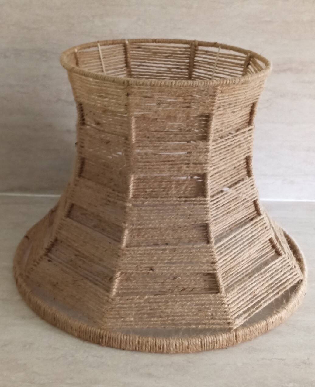 Jute lampshade, Ø 45 cm