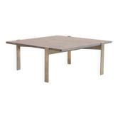 Square Coffee Table with Slate Top Designed by Rob Parry