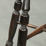 Antique English Windsor stool from the early 19th century