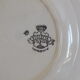 6 flat plates old Longwy Violetta