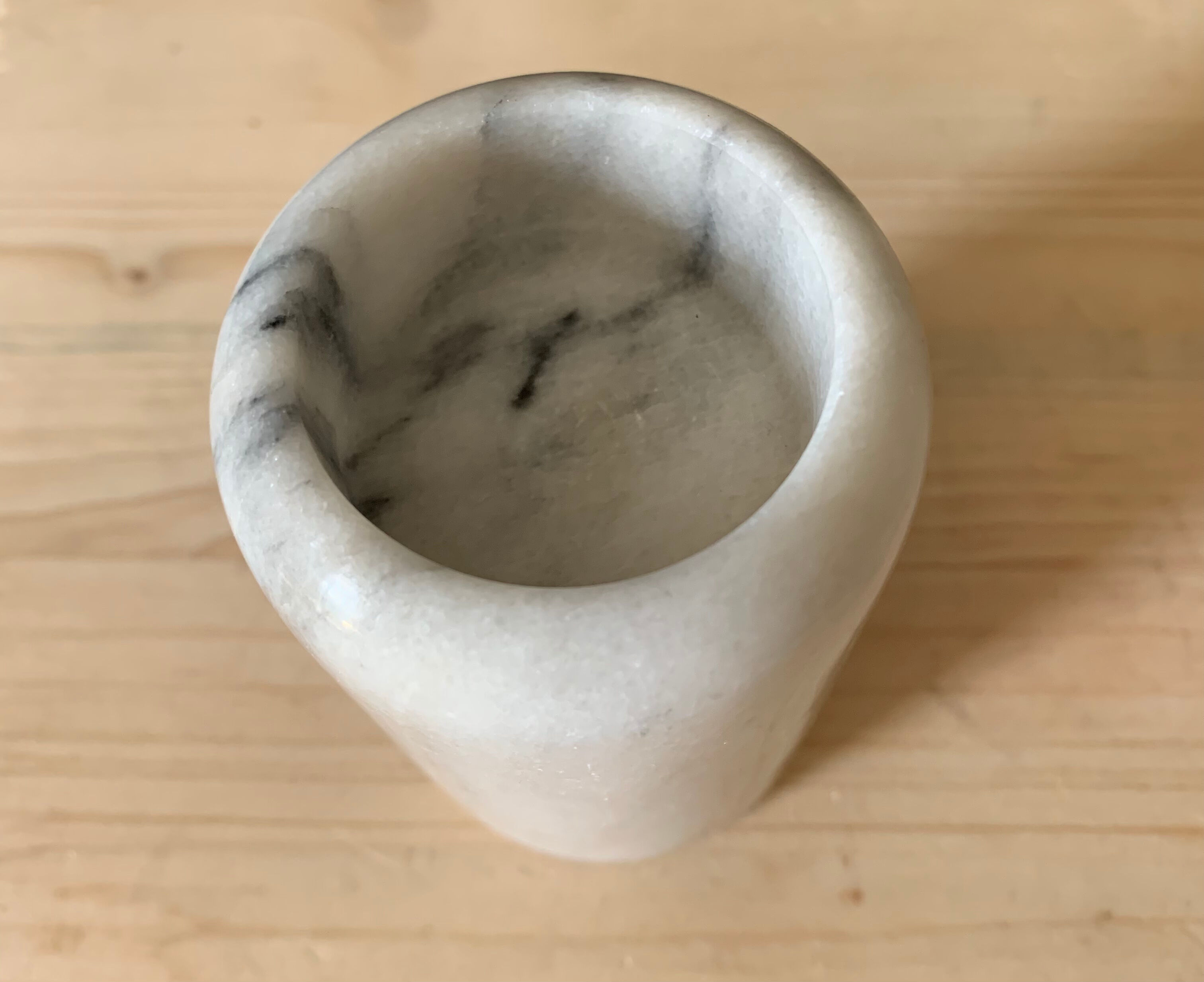 Alabaster candle holder