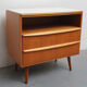 Chest of drawers in cherrywood and formica 1950