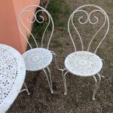 Lounge in old wrought iron
