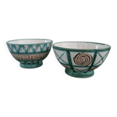 Pair of bowls or dishes Robert Picault Vallauris