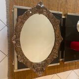 Ceramic mirror 1950s - 90x55cm