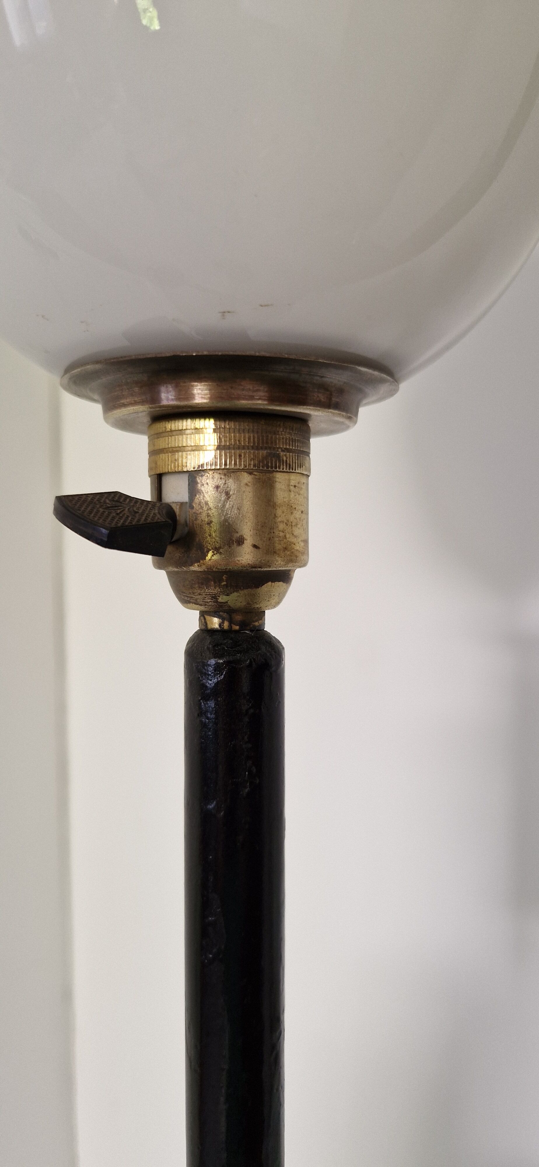 1950s metal floor lamp