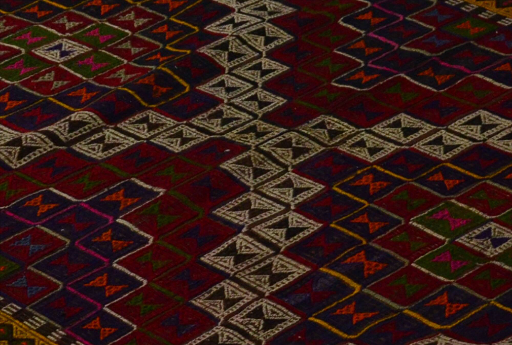 Area kilim rug ,vintage wool turkish handknotted kilim, 277cmx 166cm rug