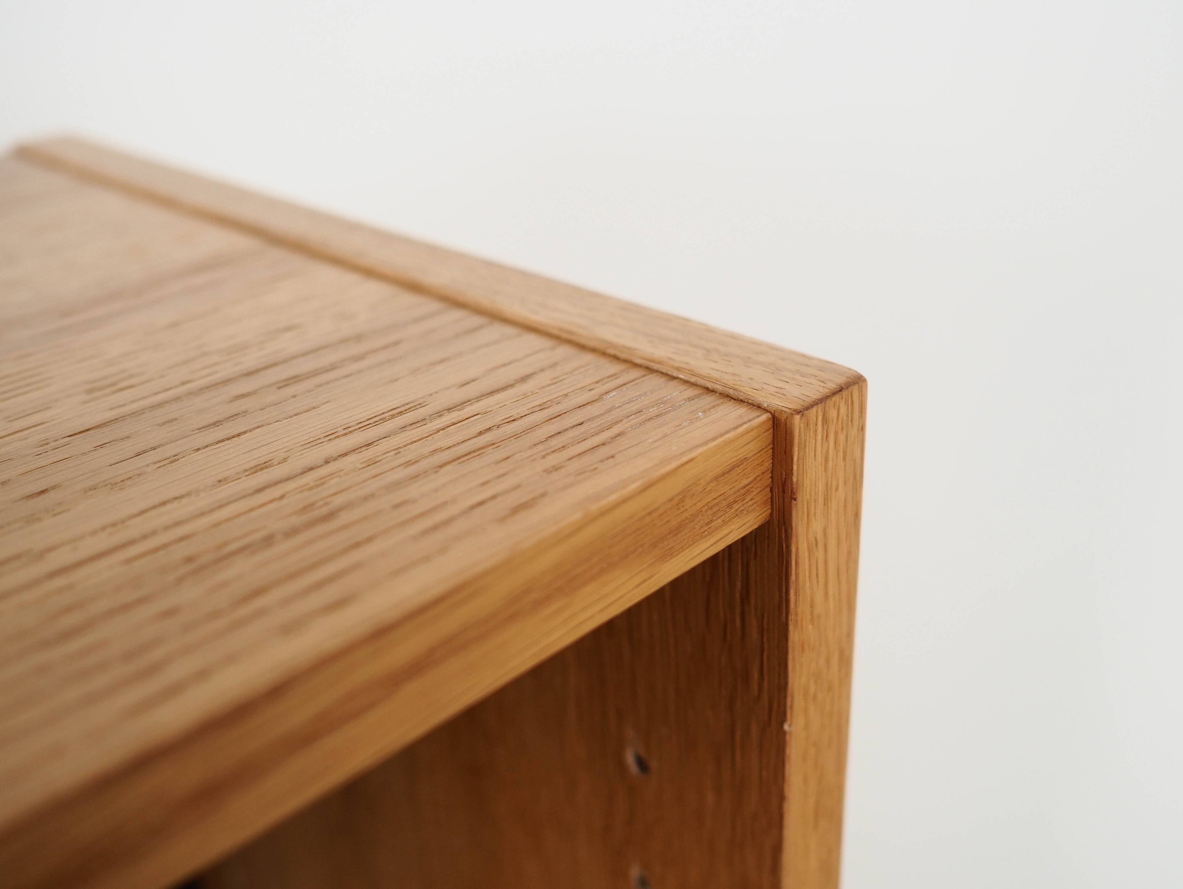 Oak bookcase, Danish design, 1970s, made in Denmark