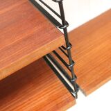 Vintage wall shelf designed by A.D. Dekker for Tomado in the 1960s