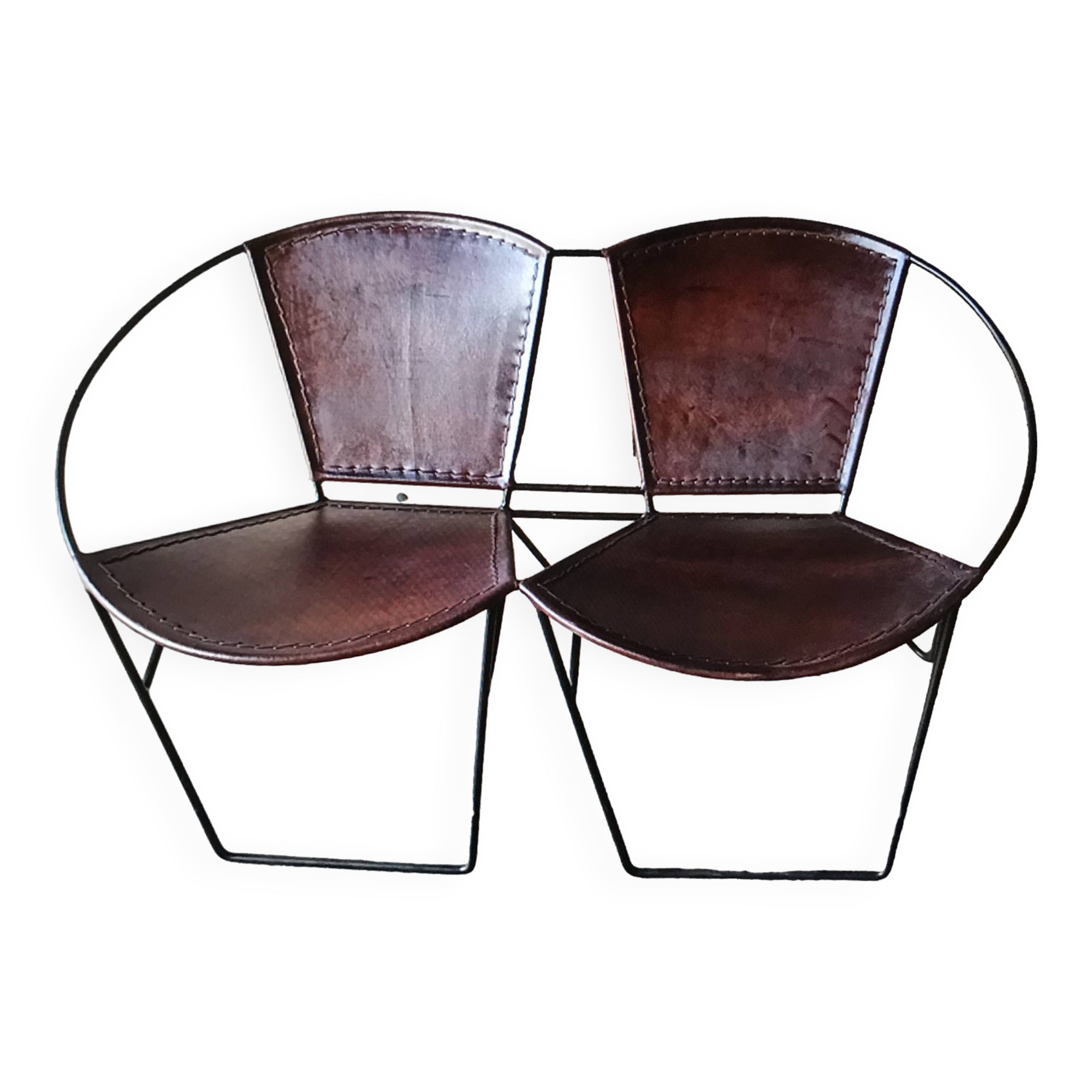 Double seat armchair