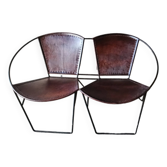 Double seat armchair