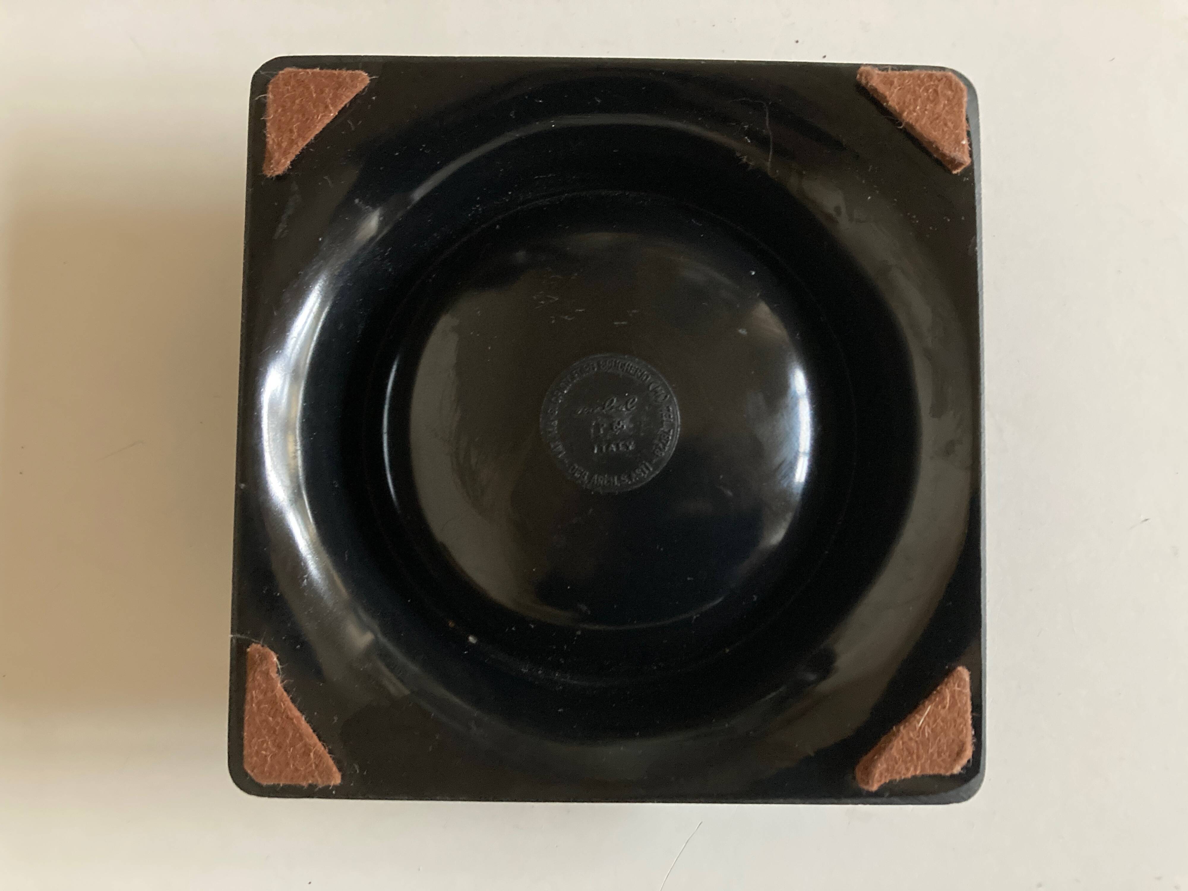 Bakelite pocket tray Italian design space age 1970