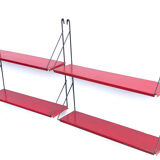 Vintage metal wall shelf wall rack minimalistic 1960’s