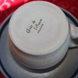 Duo of 2 Large Arnon Sandstone Cups