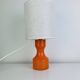 Lampe 70’s opaline orange vintage